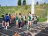 Penny Lane Buckern, 2nd from left, 100M Hurdles Finals Blue Ridge Classic