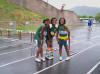Ordashai Hawkins, Mariah Richardson, and Emagine Montgomery, ACR Middle School Hurdlers